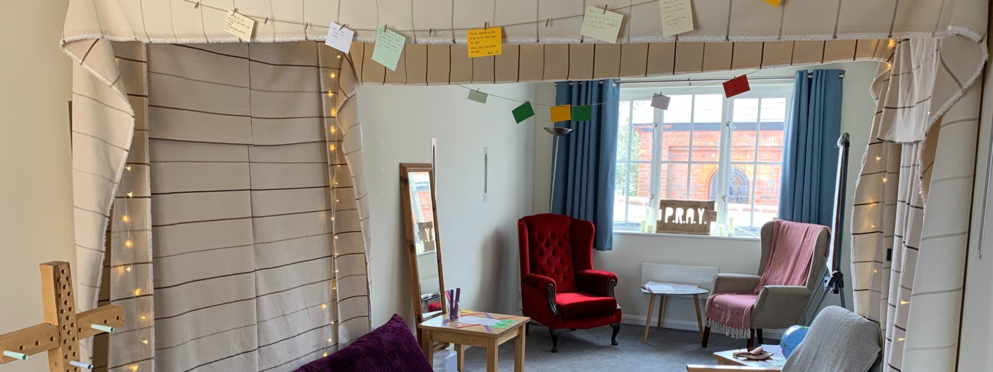 A foundation of prayer...*'Be joyful always; pray continually; give thanks in all circumstances...'*BOOK THE PRAYER ROOM*