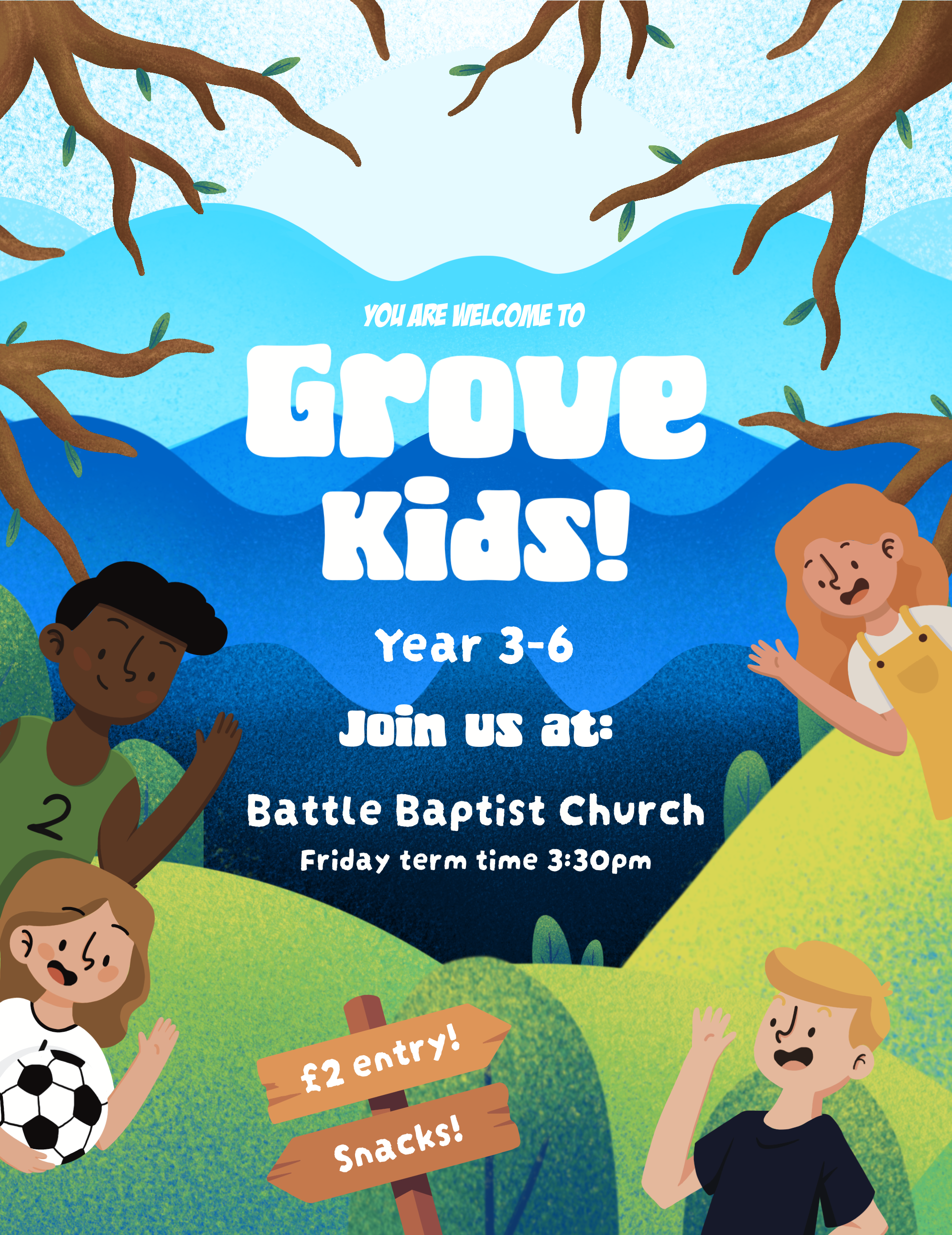 Grove kids, leaflet