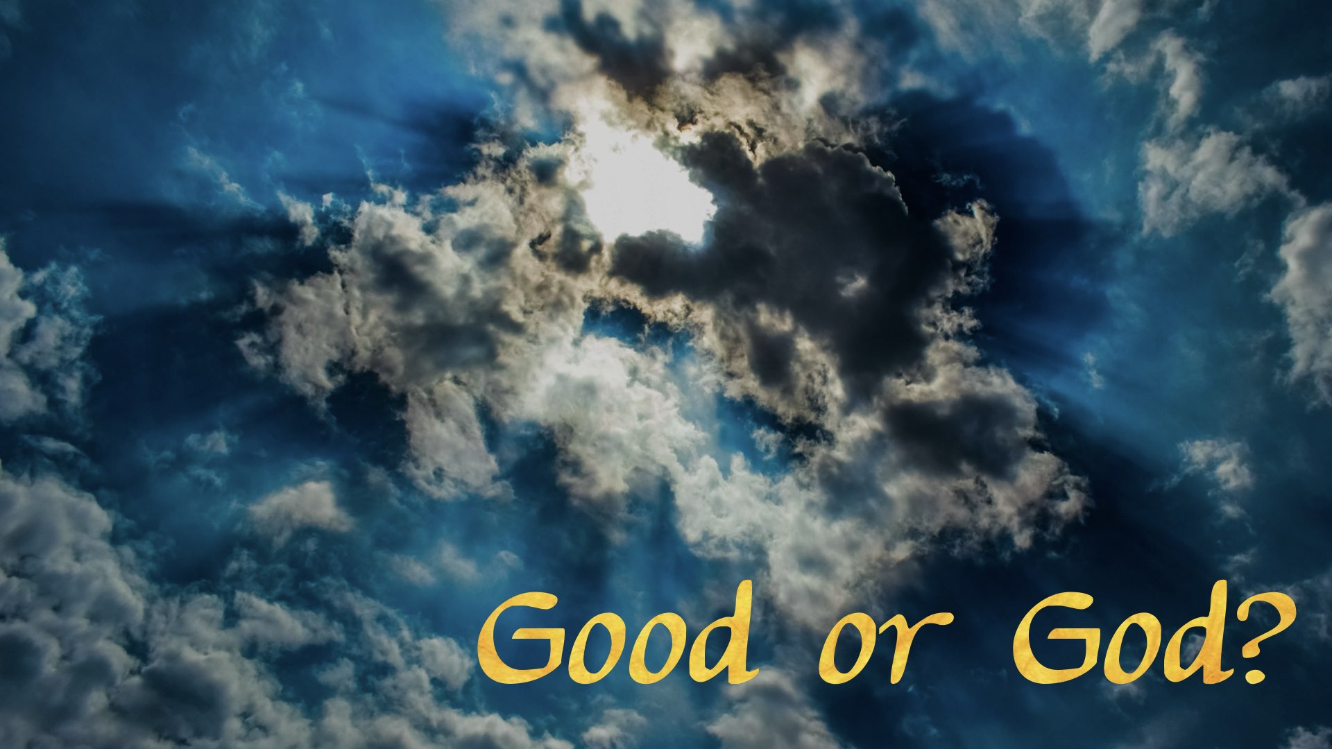 The great descent - Good or God?